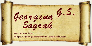 Georgina Sagrak vizit kartica